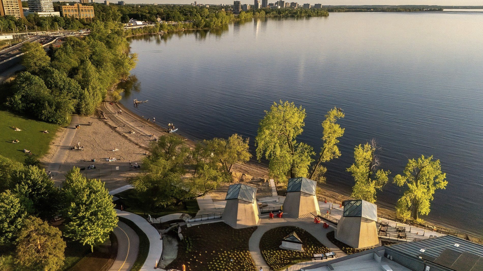 Ottawa river and the Gatineau hills