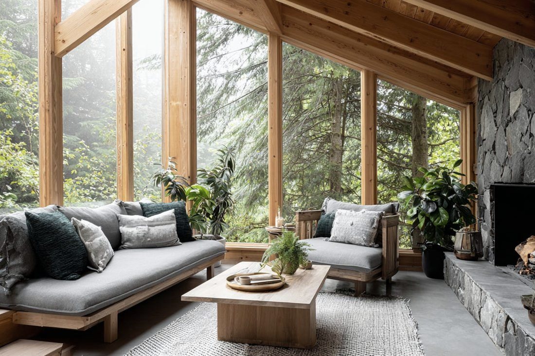 Contemporary cottage interior
