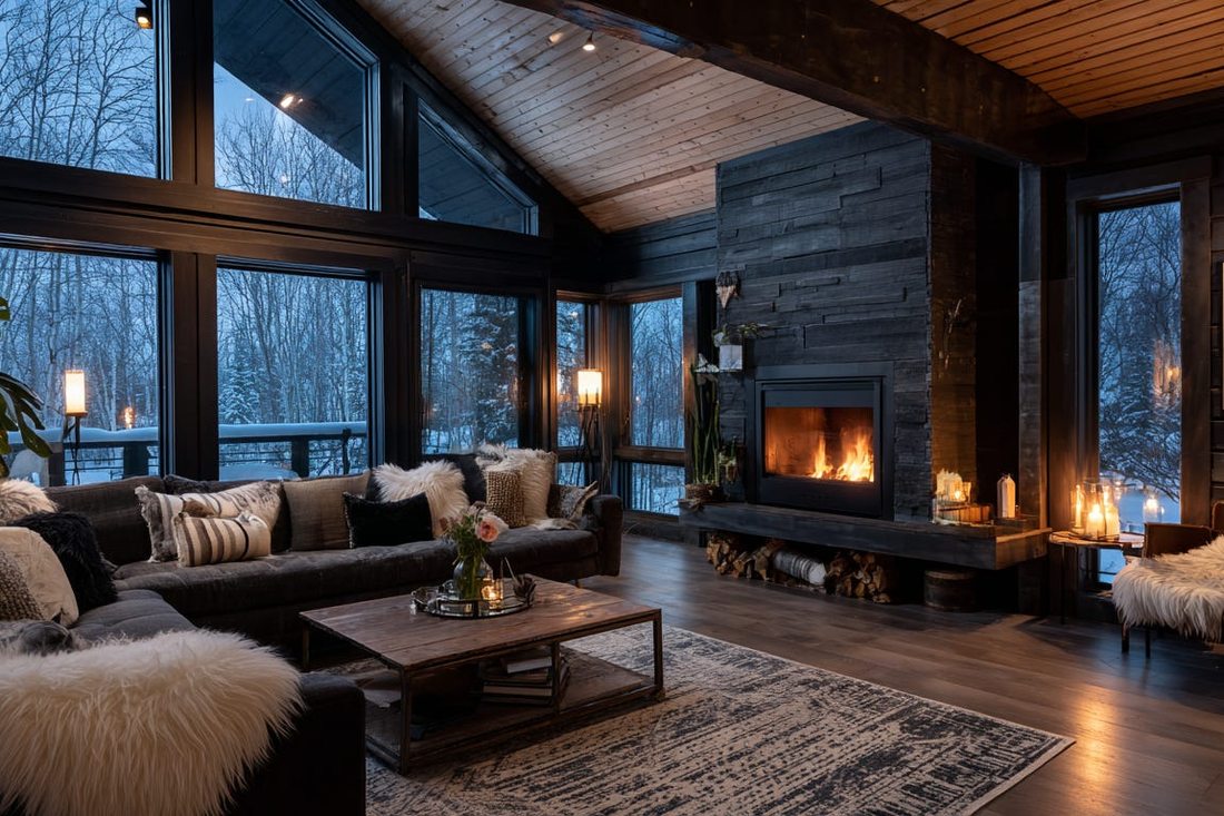 Contemporary cottage interior